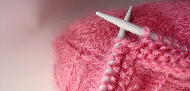 Durchbrochene Stricknadeln für Anfänger
