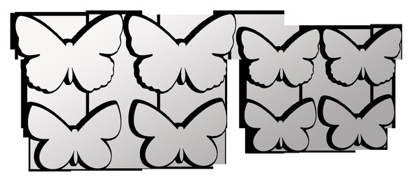 Wir machen einen Schmetterling aus Papier mit unseren eigenen Händen Wir machen einen Schmetterling aus Papier mit unseren eigenen Händen