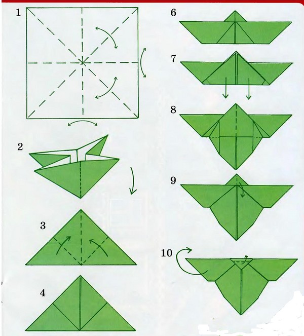 Wir machen einen Schmetterling aus Papier mit unseren eigenen Händen Wir machen einen Schmetterling aus Papier mit unseren eigenen Händen