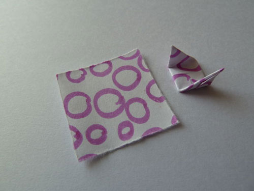  nimm das quadratische Papier