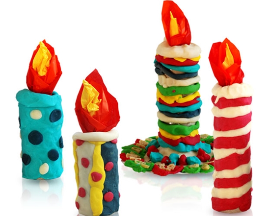 Kinderhandwerk aus Plastilin für das neue Jahr: Foto-Meisterklasse