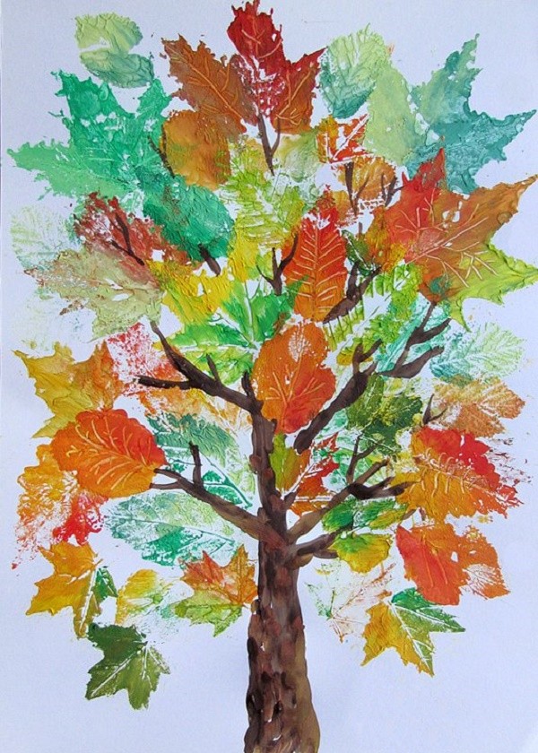 Nach dem Thema "Herbst": Meisterkurse mit Bleistiften und Farben für Kindergarten und Schule 1-5 Klassen