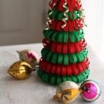 Weihnachtsbaum von Bändern
