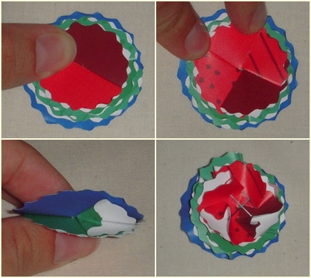 Wie man mit den eigenen Händen eine Gewürznelke aus Papier macht