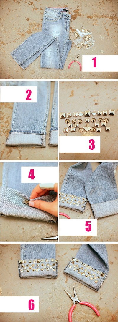 Wie man Jeans aus Shorts macht