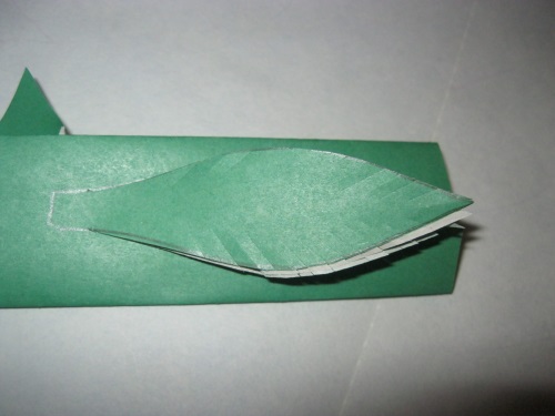 Fabulous Pfau aus farbigem Papier