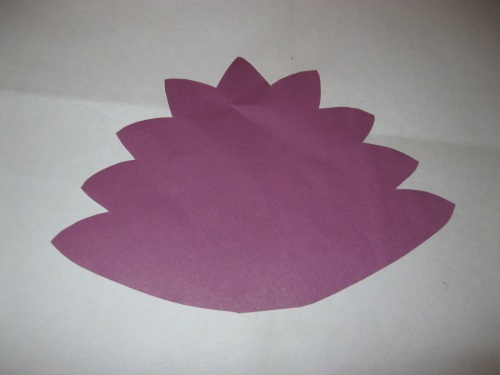 Fabulous Pfau aus farbigem Papier