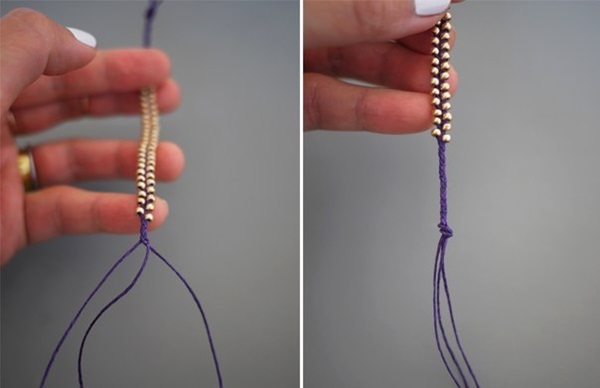 Wie man ein Perlenarmband für Anfänger macht