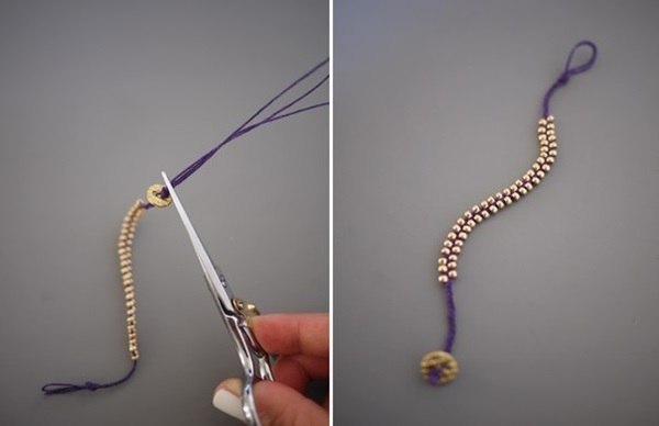 Wie man ein Perlenarmband für Anfänger macht