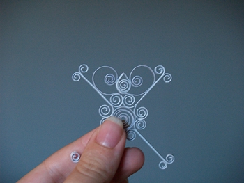 Quilling Weihnachtsspielzeug