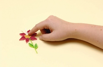 Quilling Blumen aus Papier für Anfänger