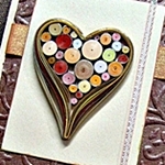 quilling Herz