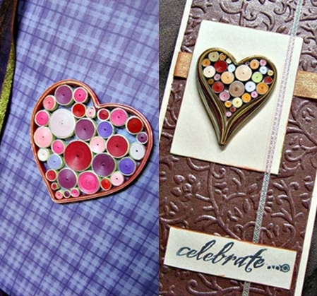 quilling Herz