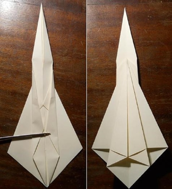 Wie man mit eigenen Händen ein Schwert aus Papier macht