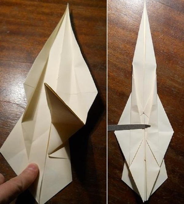Wie man mit eigenen Händen ein Schwert aus Papier macht