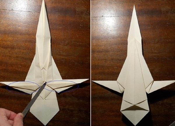 Wie man mit eigenen Händen ein Schwert aus Papier macht