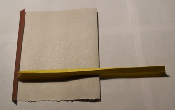 Wie man mit eigenen Händen ein Schwert aus Papier macht