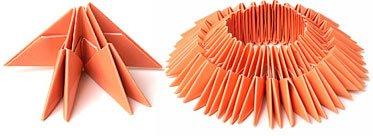 Wie mache ich modulares Origami?