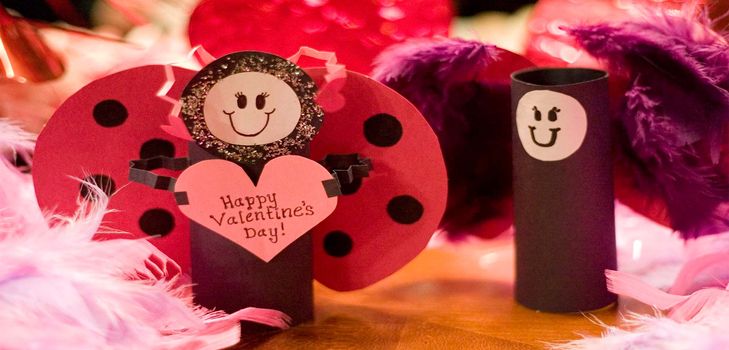 Wir machen einen schönen volumetrischen Valentin am 14. Februar - eine Meisterklasse mit einem Foto