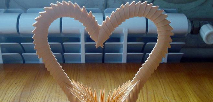 Wie man Origami aus Papierherz, Video macht