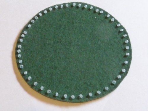 Broscheule aus Filz