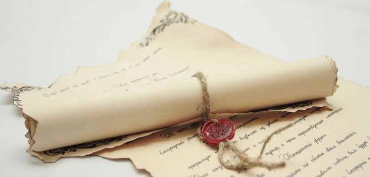 Wie man altes Papier macht: einfache Wege