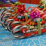 Schöne und originelle Neujahrsverpackung für Süßigkeiten
