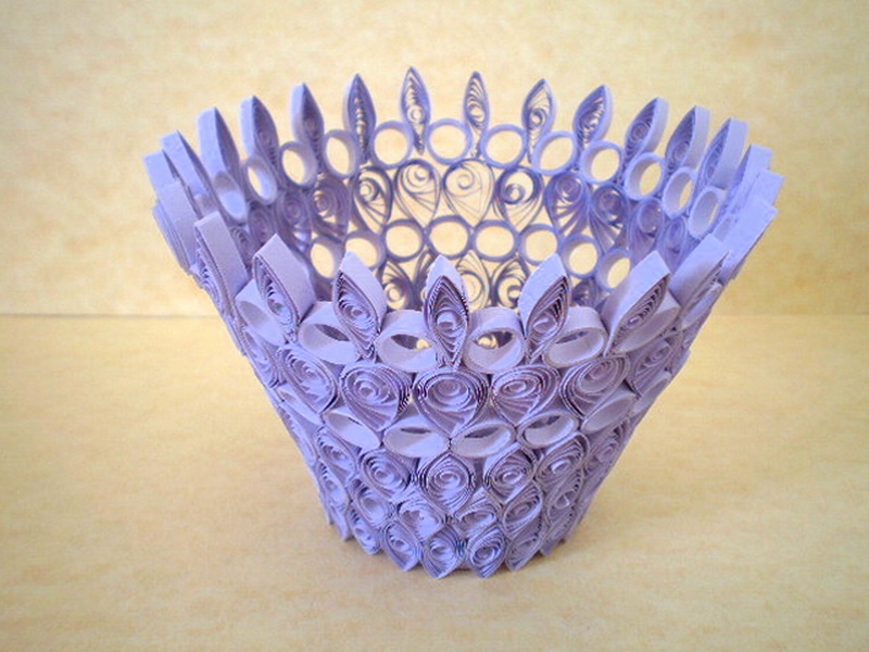 Vase aus Papier