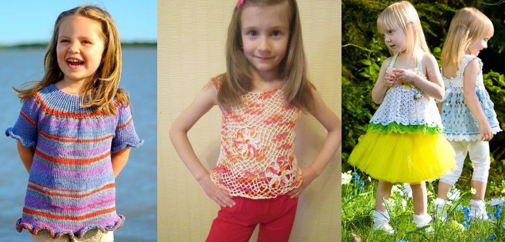 Sommer Top für Mädchen häkeln
