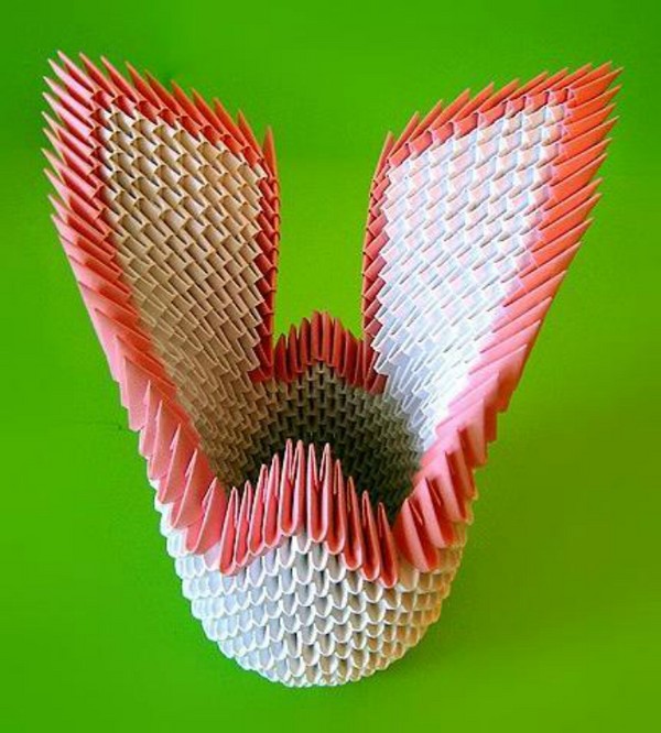 Wie man einen Schwan-Origami aus Modulen macht - Schritt für Schritt Anleitung mit Fotos und Videos