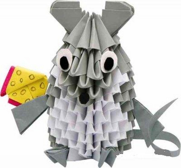 Modularer Origami: Tiere - Montageschemata