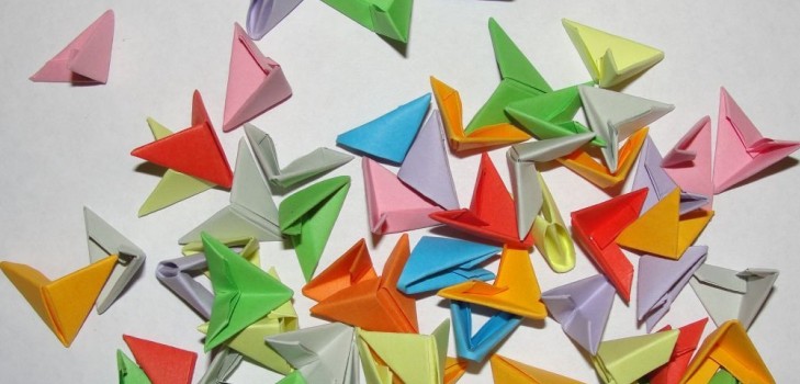 Modularer Origami: Tiere - Montageschemata
