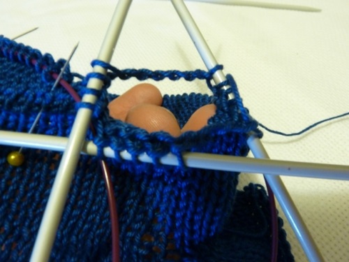 Herren Sommerhandschuhe ohne Finger mit Stricknadeln