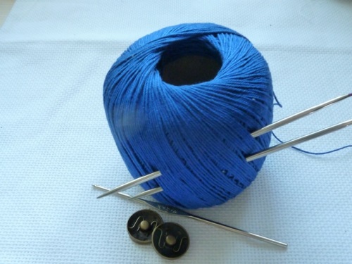 Herren Sommerhandschuhe ohne Finger mit Stricknadeln
