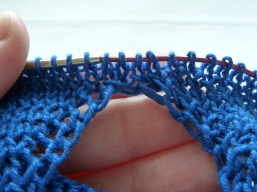 Herren Sommerhandschuhe ohne Finger mit Stricknadeln