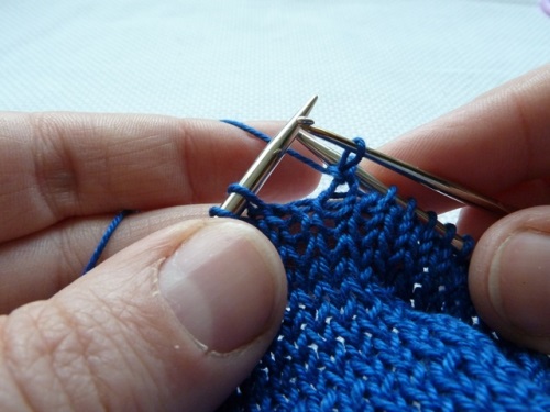 Herren Sommerhandschuhe ohne Finger mit Stricknadeln