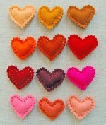 Weiche Valentines mit ihren eigenen Händen