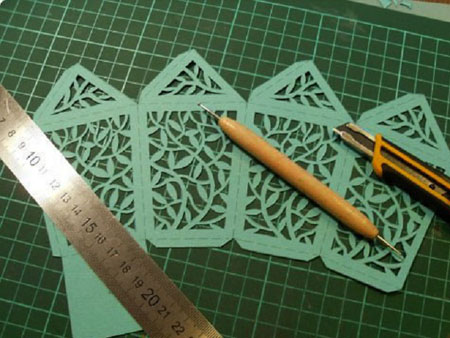 Neujahrs Papier Handwerk