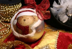 Neujahrs-Decoupage