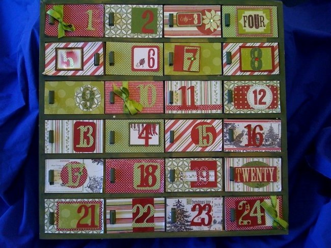 Neujahrskalender mit eigenen Händen