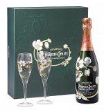 Neujahrsmalerei einer Flasche