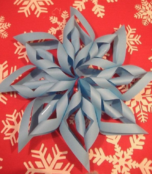Schöne Schneeflocken für das neue Jahr 2017 mit ihren eigenen Händen aus Papier - Diagramme und Fotos in Etappen. Meisterkurse für Kinder auf großen Schneeflocken in Origami-Technik