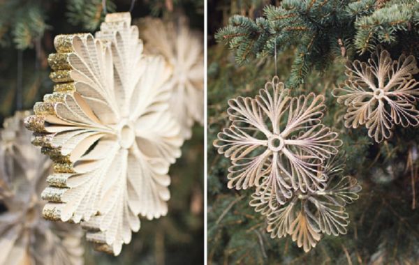 Schöne Schneeflocken für das neue Jahr 2017 mit ihren eigenen Händen aus Papier - Diagramme und Fotos in Etappen. Meisterkurse für Kinder auf großen Schneeflocken in Origami-Technik
