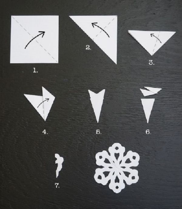 Schöne Schneeflocken für das neue Jahr 2017 mit ihren eigenen Händen aus Papier - Diagramme und Fotos in Etappen. Meisterkurse für Kinder auf großen Schneeflocken in Origami-Technik Schöne Schneeflocken für das neue Jahr 2017 mit ihren eigenen Händen aus Papier - Diagramme und Fotos in Etappen. Meisterkurse für Kinder auf großen Schneeflocken in Origami-Technik