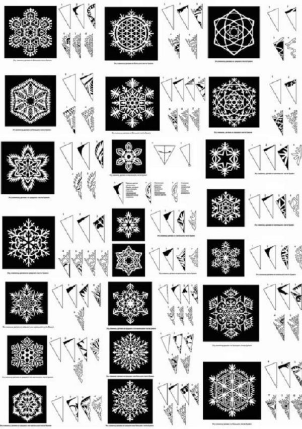Schöne Schneeflocken für das neue Jahr 2017 mit ihren eigenen Händen aus Papier - Diagramme und Fotos in Etappen. Meisterkurse für Kinder auf großen Schneeflocken in Origami-Technik Schöne Schneeflocken für das neue Jahr 2017 mit ihren eigenen Händen aus Papier - Diagramme und Fotos in Etappen. Meisterkurse für Kinder auf großen Schneeflocken in Origami-Technik