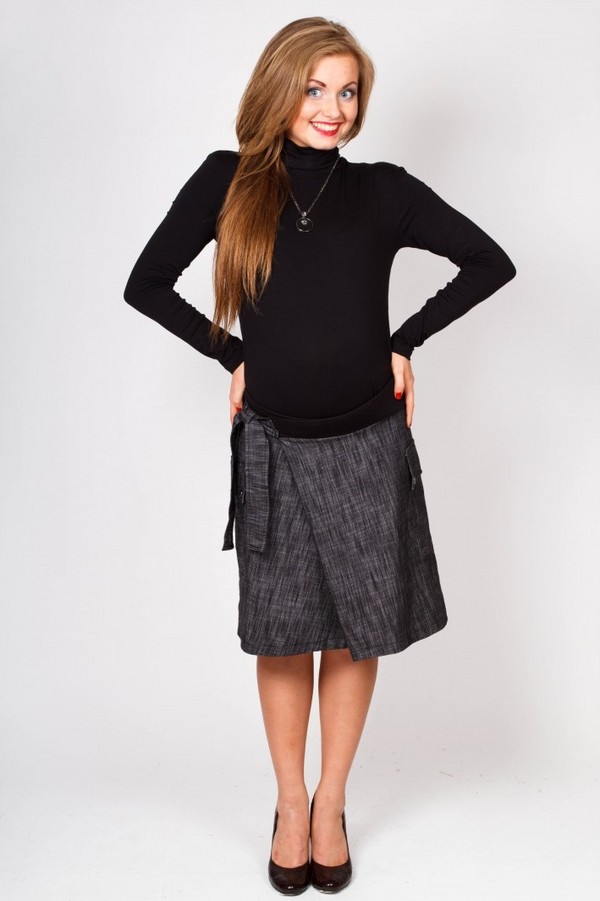 Wir nähen Kleidung für schwangere Frauen mit eigenen Händen - einen Rock, ein Kleid, Hosen
