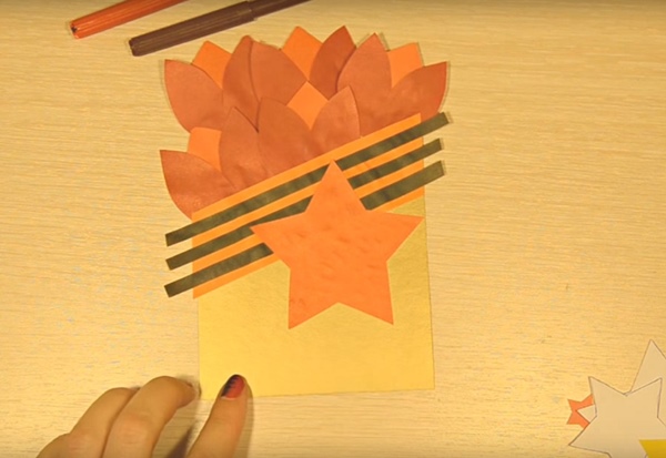 Postkarte am 9. Mai mit Ihren eigenen Händen