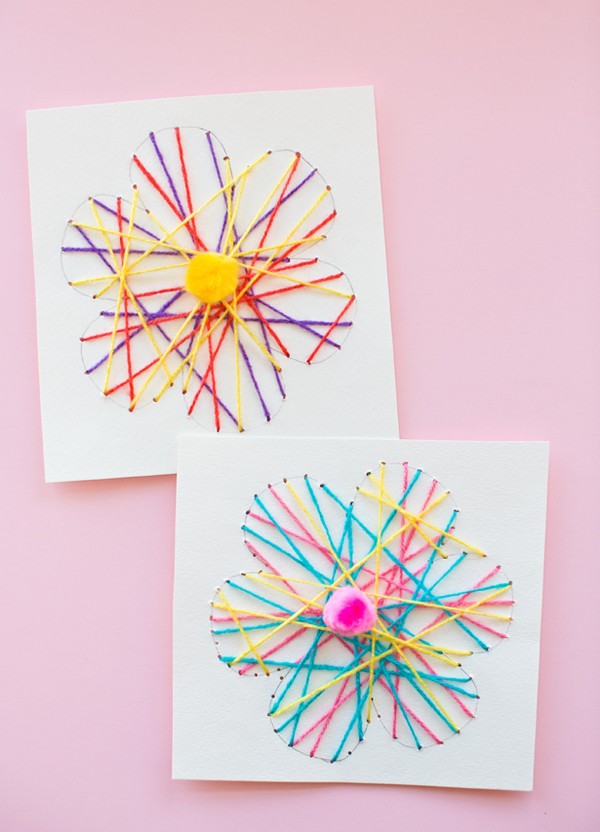 Postkarte zum Muttertag mit eigenen Händen, Meisterkurse mit Fotos für Kindergarten und 1-3 Noten