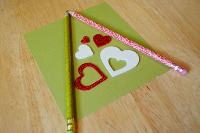 Weihnachtskarte mit Scrapbooking-Stil für das neue Jahr 2015 mit eigenen Händen