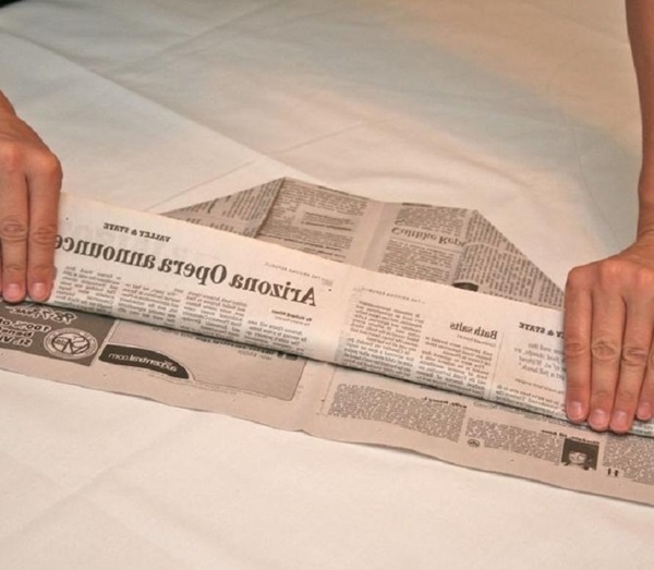 Wie man eine Kappe aus Papier macht